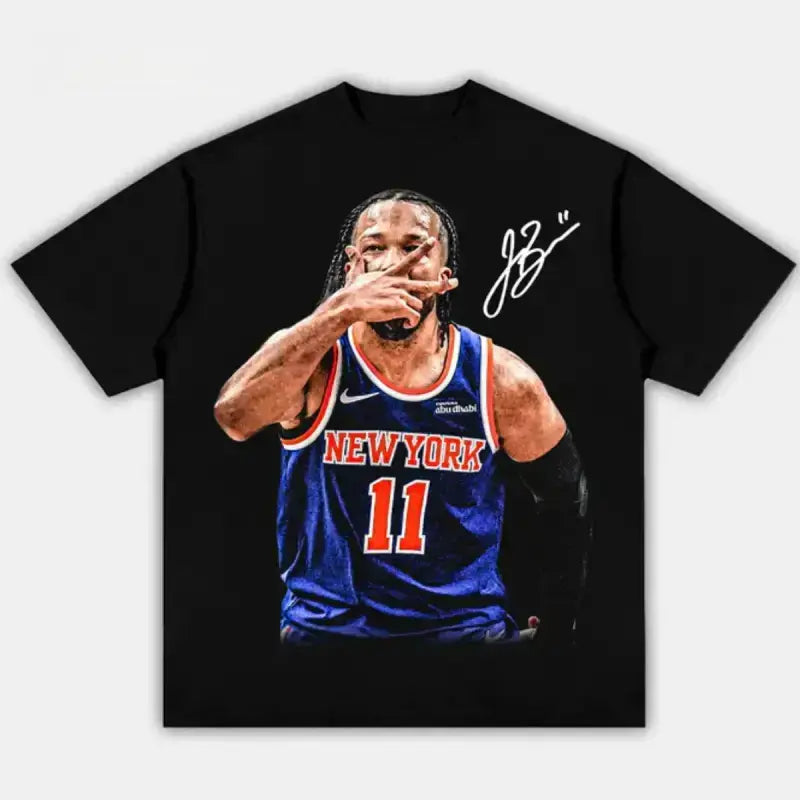 Jalen Brunson Vintage 90s Graphic Tee: The Ultimate Knicks Fan Heritage T-Shirt