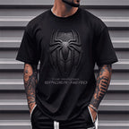 Cyberpunk Stealth Spider Hero Graphic Streetwear Tee