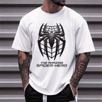 Cyberpunk Stealth Spider Hero Graphic Streetwear Tee