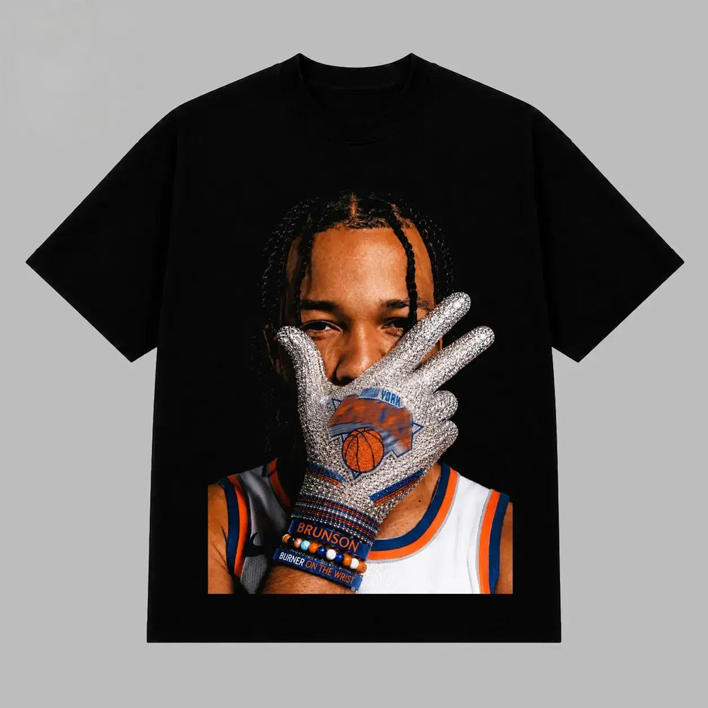Jalen Brunson Vintage 90s Graphic Tee: The Ultimate Knicks Fan Heritage T-Shirt
