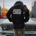 "Handle With Caution" Tattoo Aesthetic Hoodie | Retro Y2K Streetwear Tee